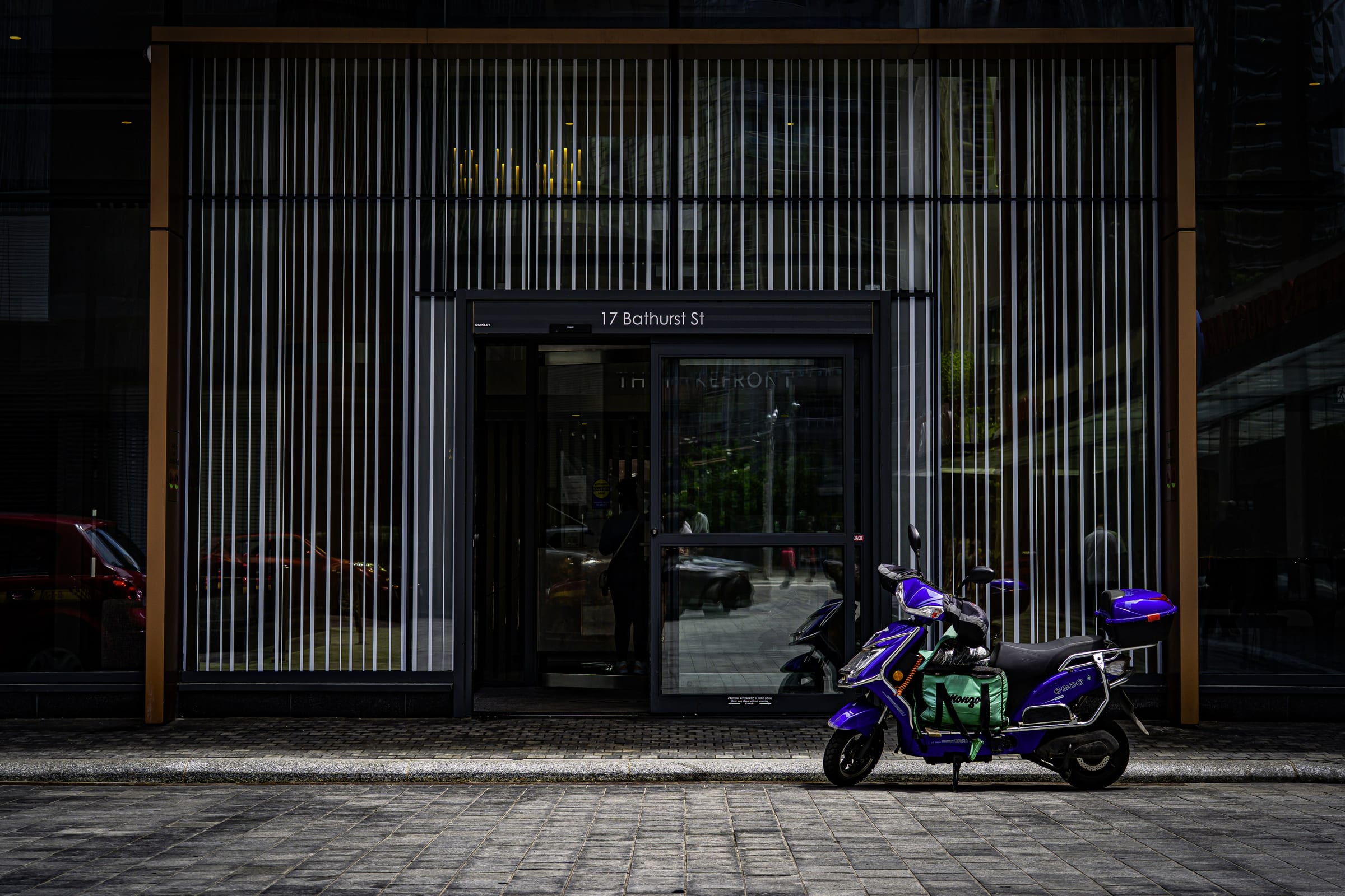 Moped Parked Outfront