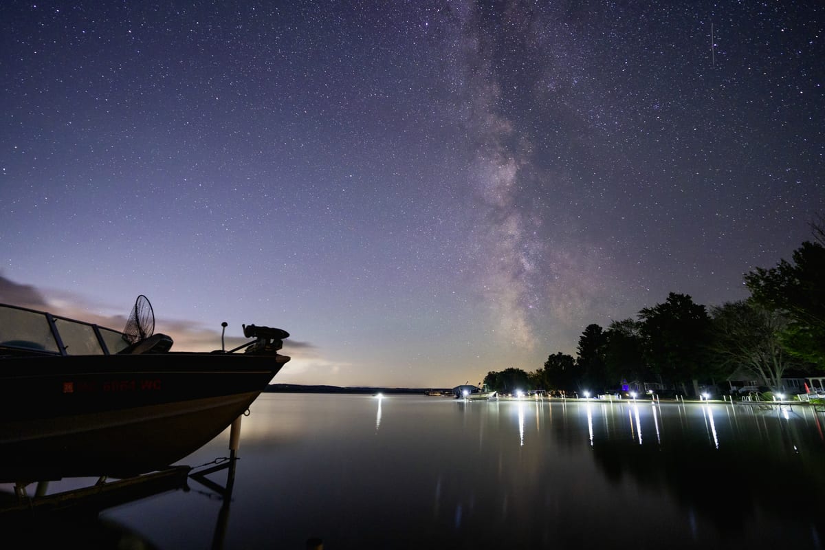 Milkyway over the water