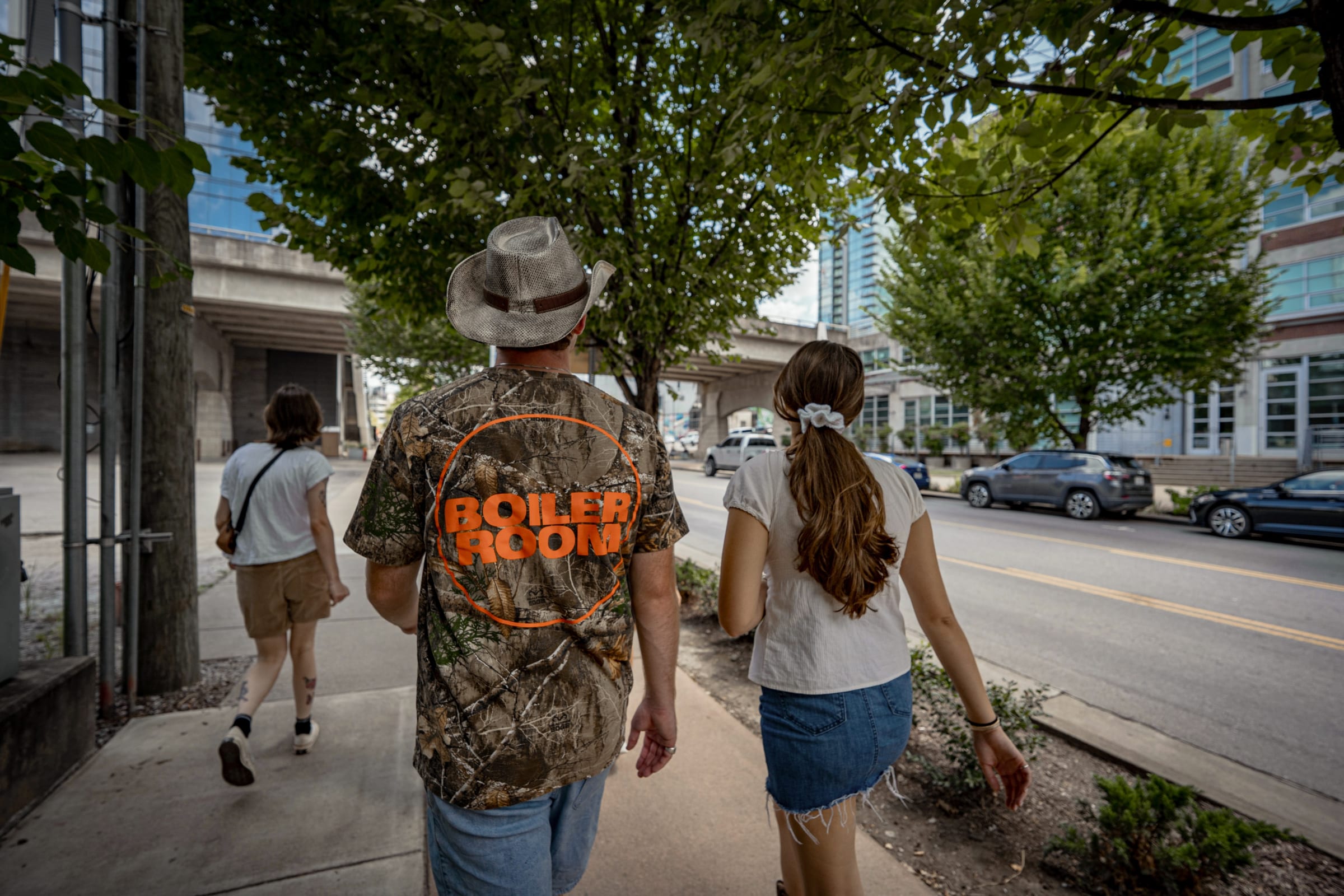 Jack and Nicole Walking the Streets of Downtown Nashville